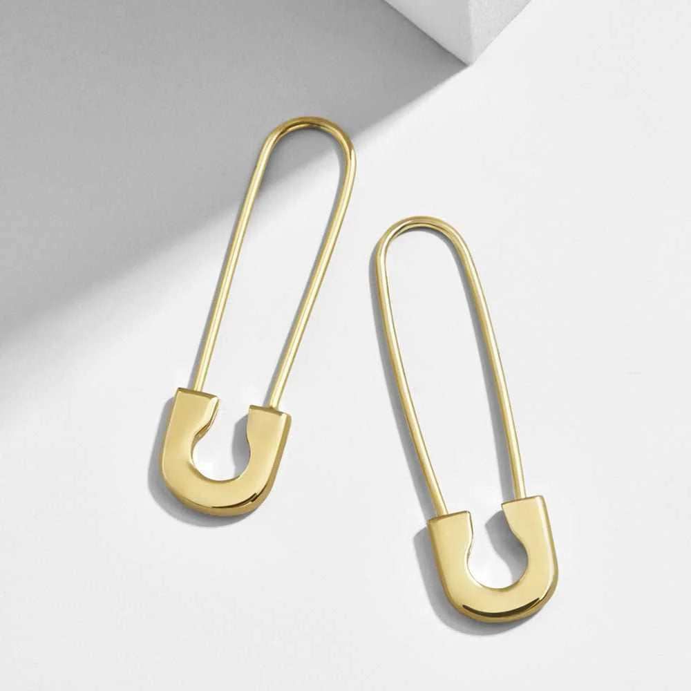 European and American Hot Earrings Hot Sale Pin Metal Multicolor Stud Earrings for Women Fashion Fashion Trendy Jewelry