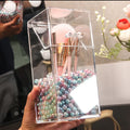 Luxury Diamond Handle Acrylic Makeup Organizer with Brush Holder