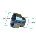 Female 1/2'-3/4' Male Pipe Fitting Sets Washing Machine Connector with Stainless Steel Plastic Materials