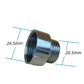 Female 1/2'-3/4' Male Pipe Fitting Sets Washing Machine Connector with Stainless Steel Plastic Materials