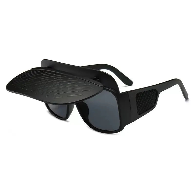 Detachable Flip Shades Outdoor UV protection Riding High-definition Night Vision Sunglasses for Kids Men Women