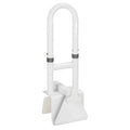 MSMT Height Adjustable Steel+Nylon Powder Coated Grab Bars for Bathtubs Shower Safety Rail Senior Elderly Bath Support 150kg
