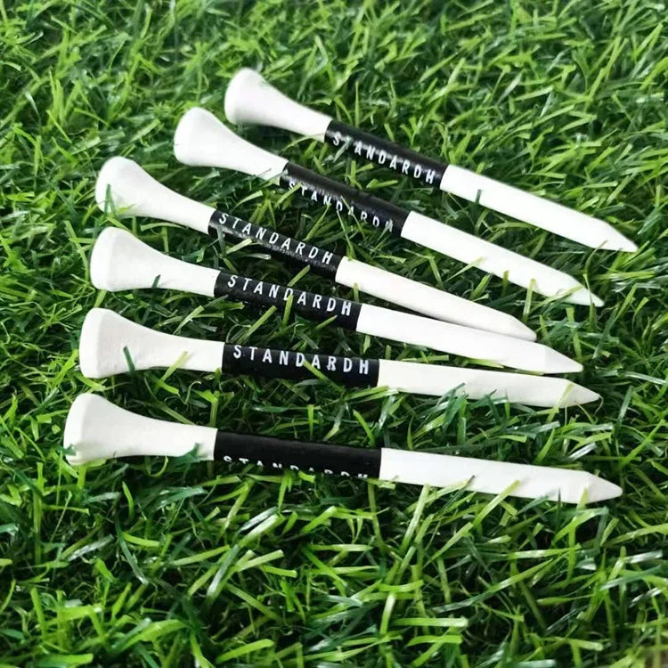High Quality Natural Color Golf Tees OEM Customizable Bulk Bamboo Tees for Wholesalers