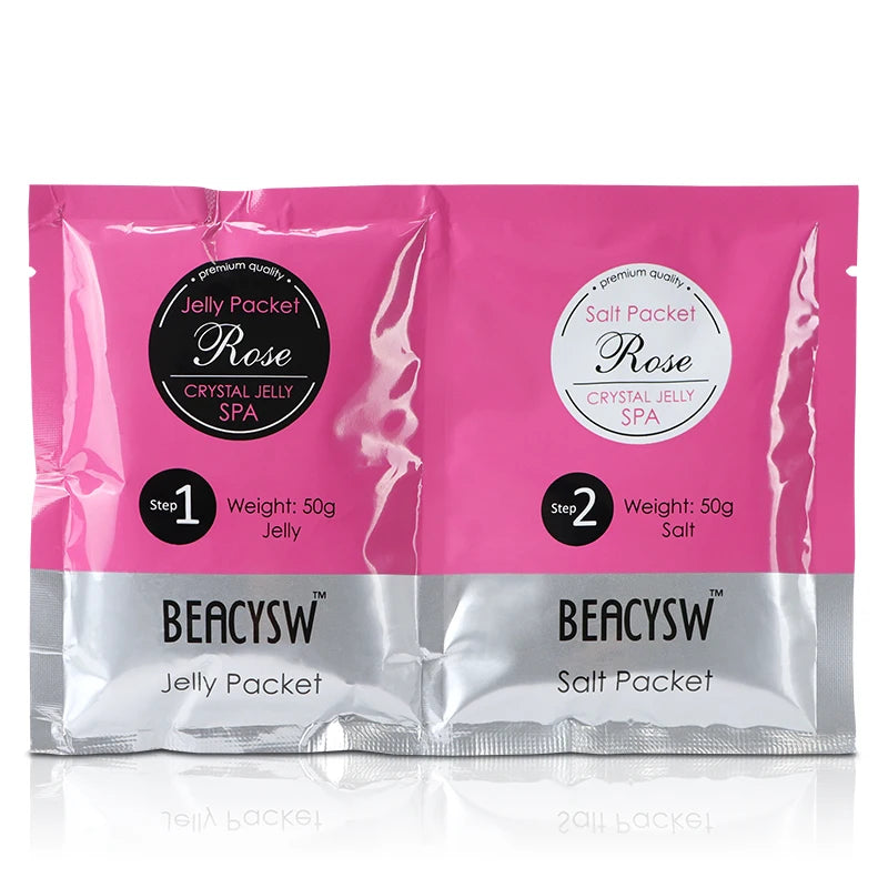 Wholesale Natural Rose Ginger Foot Soak Powder Jelly Spa Pedicur Avry Pack of 2 Jelly Pedi Sea Salt Scrub Pedicure Foot Scrub