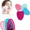 Silicone Facial Cleanser Face Cleansing Brush Honeycomb Face Exfoliator Scrubber Sponge Exfoliating Scrubber