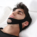 2023 Hot New Product Show Face Elastic Stop Snoring Belt to Prevent Snoring Black Blue