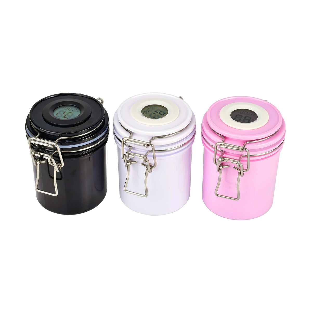 Free Sample 200ml 250ml Round Seal Cans Storage Pot Sugar Honey Butter Eye Cream Hair Film Plastic Sealed Jar with Thermometer