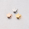 New Fashion Jewelry DIY Crown Pendant Necklace Custom Stainless Steel Crown Shape Charms for Bracelet
