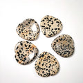 DIY Home Use Dalmation jasper Worry Stones | Healing Crystal Stone for Reiki Meditation Stone Therapy Charging Crystals