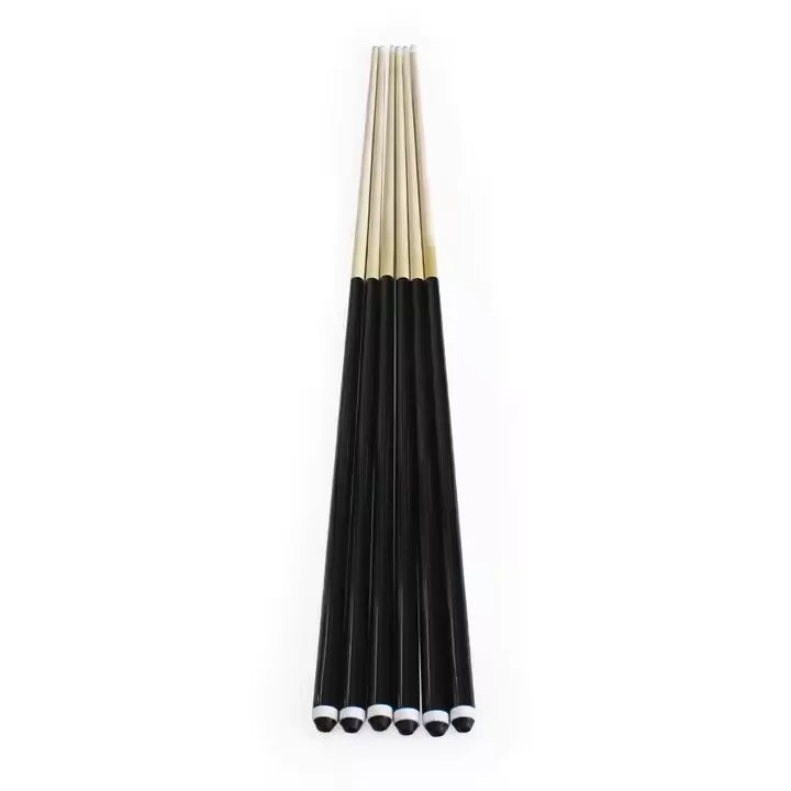 Cheap Price 57inches 1/2-pc Billiard Pool Cue with 13mm Tip Billiard Club Training House Cue Sticks