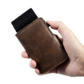 Custom Minimalist Slim Aluminum RFID Blocking Credit Card Holder and Money Wallets Business Card Use for Men Money Clip