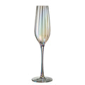 Luxury Rainbow Red Wine Glass Set High Stem Colorful Champagne Glasses Electroplated Crystal Glass for Hotel Use with Gift Box