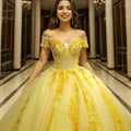 Gold Quinceanera Dresses Flowers Sweetheart Beading 15 Girls Princess Dress Vestidos De Quinceanera Ball Gowns 5842