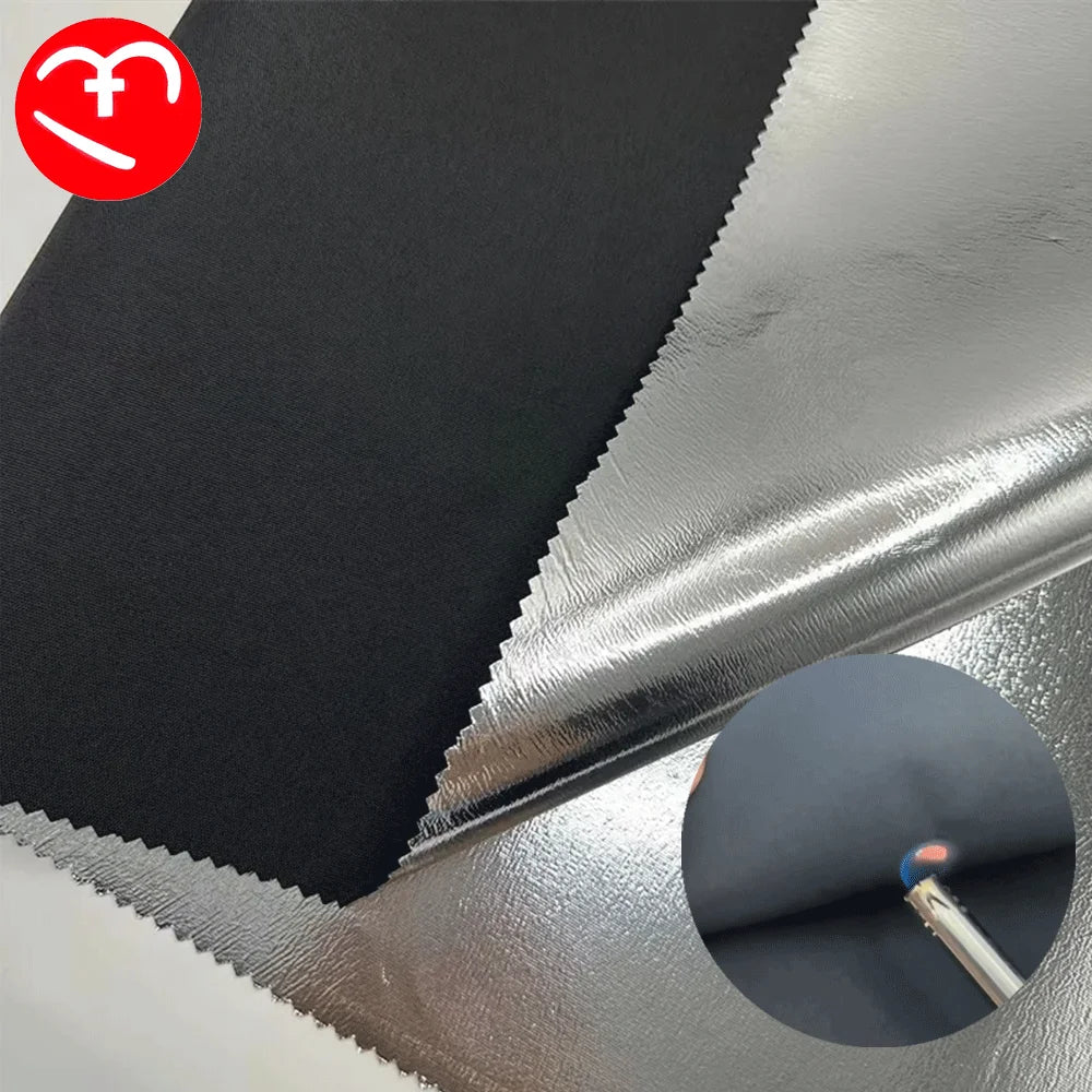 Factory 600D Oxford Fabric Aluminum Film UV Resistant and Flame Retardant Coated Fabric