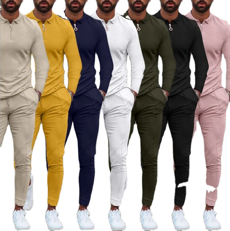 2022 New Men Plus Size Clothing Gym Sport Wear Two Piece Sets Custom Logo Jogger 2 Piece Sets Casual Winter Tracksuits