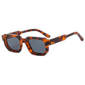 XY688 Retro Square Thick Polycarbonate Frame Eyewear Custom LOGO Fashion UV400 Sunglasses