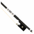 G113  4/4-1/8 Full Size Factory Wholesale Round Plaid Pattern Carbon Fiber Violin Bow