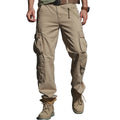 Good Quality 100%cotton Men's Tactical Pants Hiking Hunting Multi Pockets Worker Cargo Pant Casual Long Trousers