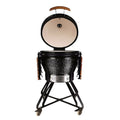 24 Inch Black Cast Iron Electric Smoker Pizza Tandoor Clay Oven Conveyor