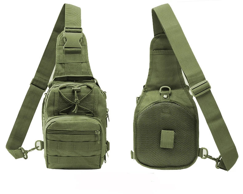 Outdoor Hiking Tactical Pack Traveling Assault Range Travel Backpack Chest Crossbody Sling Shoulder Bag