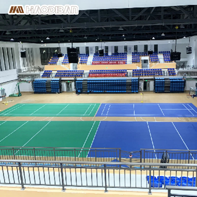 Guangdong Foshan Factory Price 5.1mm Green Blue Sand Pattern Indoor Scratch Resistant High Abrasion Certified Vinyl PVC Sponge
