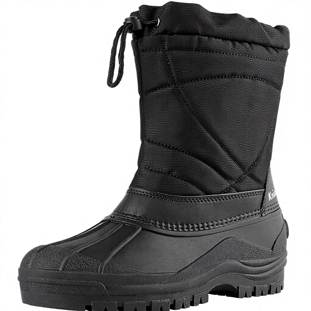 Knixmax Men/Women Snow Boots Lightweight Winter Boots Warm Lined Non-Slip Waterproof Sole Made in China Size EU 37-46