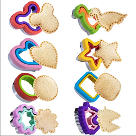 Kids Stainless Steel Sandwich Cutter Set Star Dinosaur Heart Design Metal Material