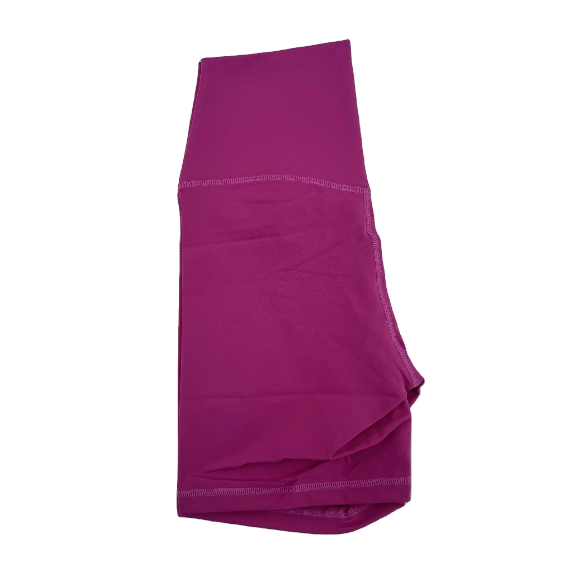 Lychee Pink Women's Solid Nylon Gym Shorts High Elastic 4-Inch Inseam 4-Way Stretch Breathable for Fitness Yoga Running Summer