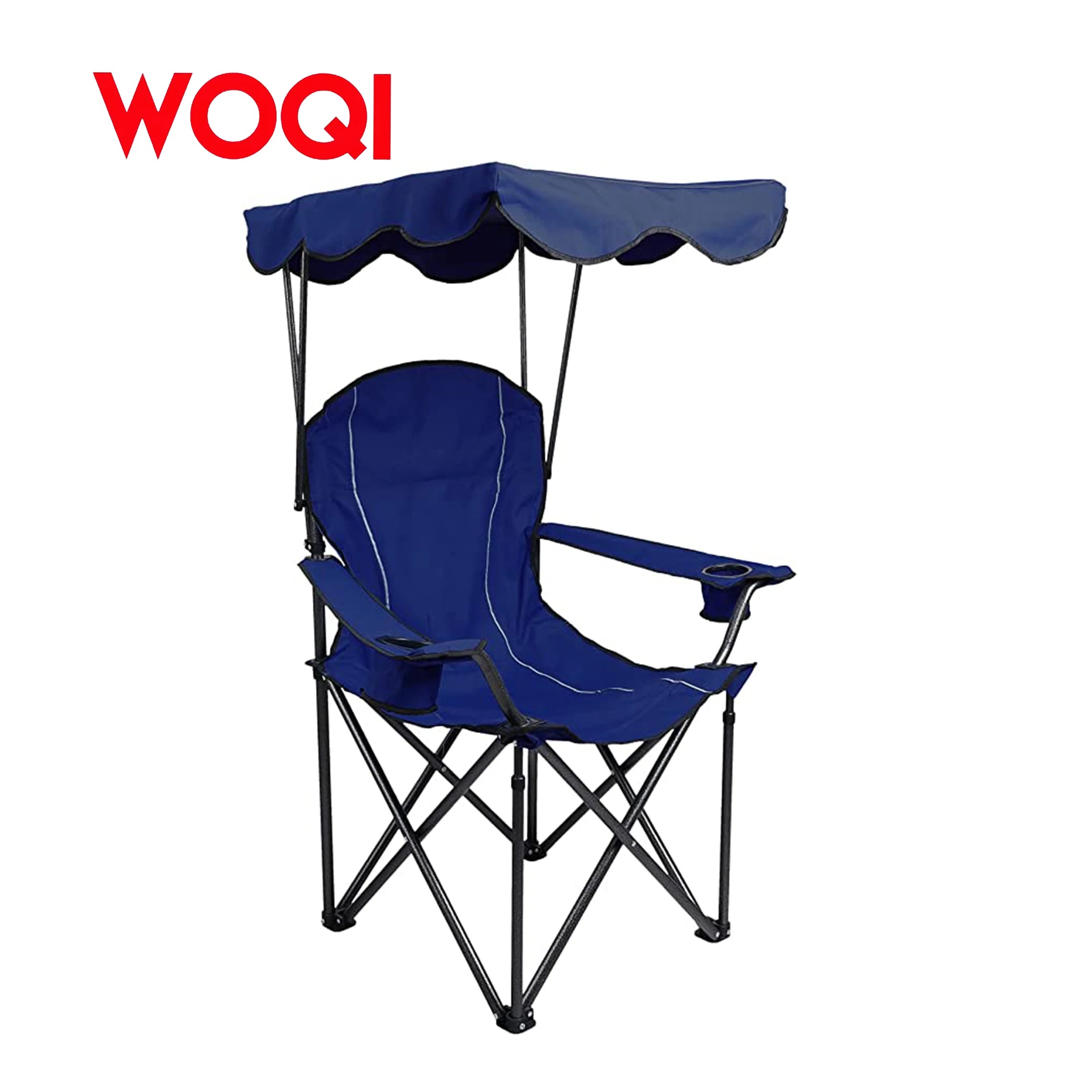 Woqi Modern Design Outdoor  Foldable Chair Lightweight Easy-to-Carry Bag for Camping Park Use Customizable Logo