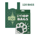 120 Vest Bags EPI Biodegradable Dog Waste Poop Disposable Pet Dog Poop Handle Bag