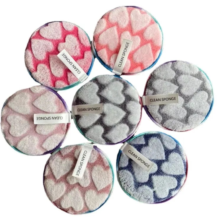 Facial Cleansing Microfiber Cloth Pads | Facial Makeup Remover Puff