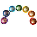 7 Chakra Symbol Design Polished Metal Hand Crafted Singing Bowls Meditation Bowl for Yoga and Holistic Healing