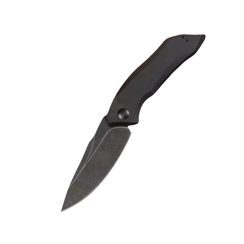7100 Aluminium Alloy Handle D2 Folding Pocket Knife Camping EDC Hunting Tactical Knives