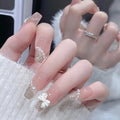 New Product Nail Patch Acrylic Material Solid Color Wear-resistant Nail Patch