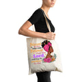 Personalized Gifts Economical Canvas Tote Bags Women's Lightweight Medium Reusable Grocery Shopping Cloth Bags