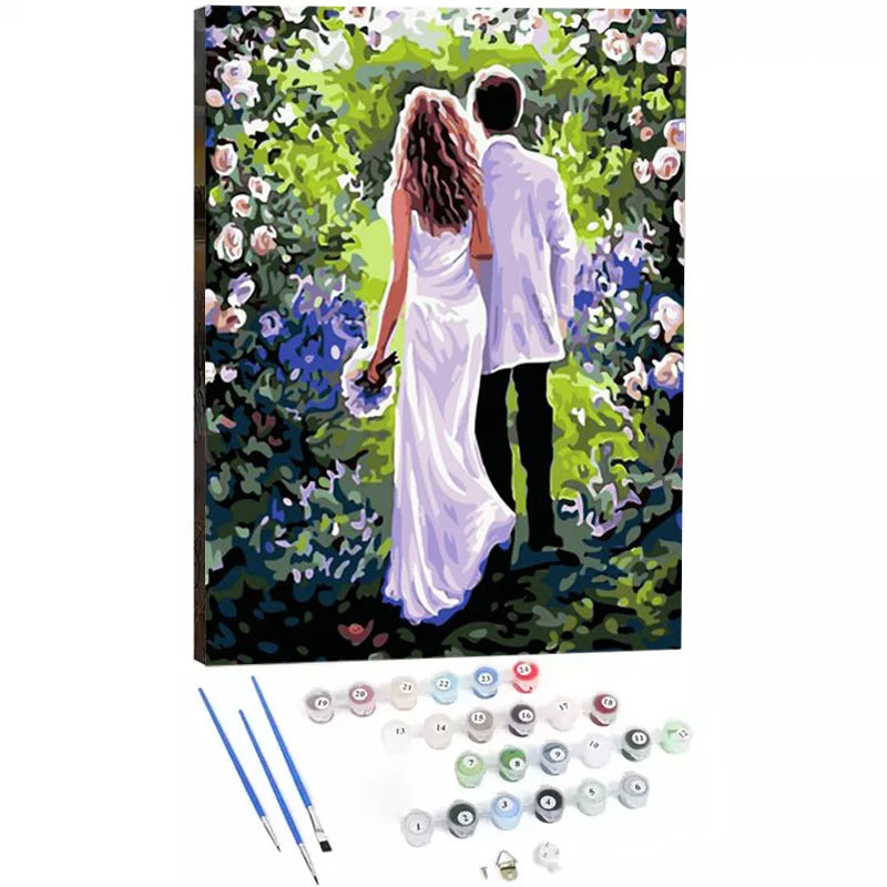 New Product Oil Drawing Picture Bedroom Decorative Wall Painting DIY Painting by Numbers
