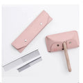 Pet Comb Brush Storage case Cat Comb Holster Hair Beauty Cleaning Tools Storage Leather Bag