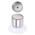Modern Aluminum Punch Free Magnetic Soap Holder Suction Cup Bathroom Waterproof Self Drain Organizer with Chrome Finish