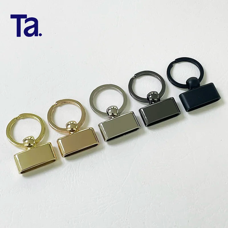 TANAI Custom Products Luxury Llavero 25mm Key Chain Zinc Alloy Key Holder Custom Metal Key Chains Hardware for Bags