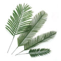 E07416 Wedding Backdrop Materials Faux Plastic Plant Leaves Artificial Chrysalidocarpus for Shop Mall Party Decor