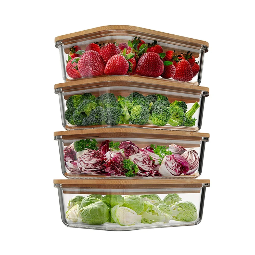 Best Glass Food Storage Containers Glass Storage Boxes Glass Fridge Containers CNLF
