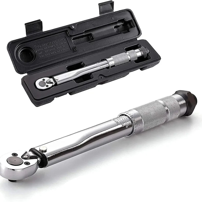 1/4 3/8 1/2 Professional Adjustable 1/4" Drive Click Torque Wrench 5-25Nm
