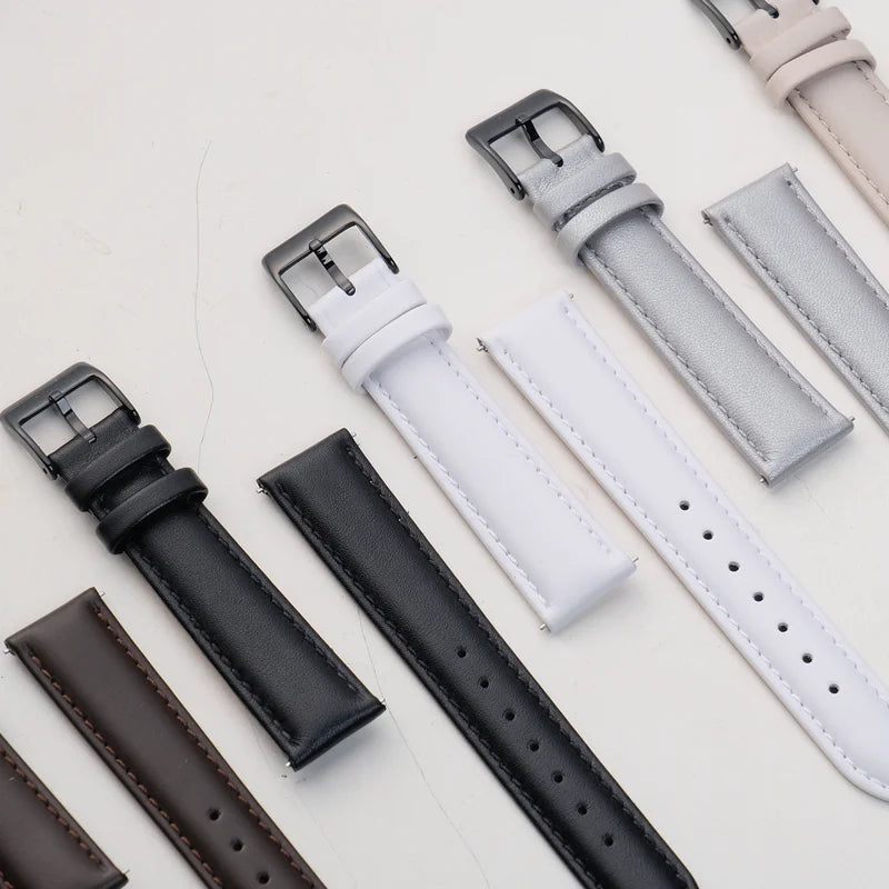 Newest Ready to Ship Exotic Modern Decorative Handmade Durable Compatible Fitness Leather Smart Watch Band