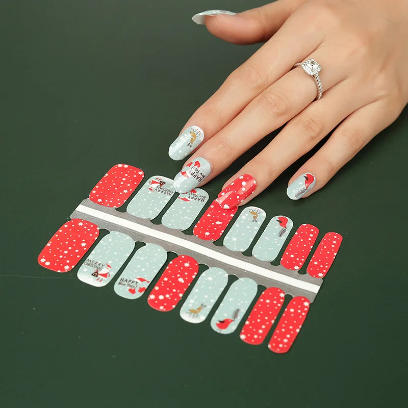 Wholesale Non-Toxic Long Lasting Nail Sticker Fashion Nail Strips OEM ODM Available