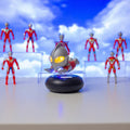 Customized Magnetic Levitation Floating  Tiga Figure Official-Licensed Anime Collectible Model for Superhero Fans Gift