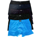 Customized Stripe Design Breathable Cotton Elastic Simple Style Underwear Men Boxer Shorts