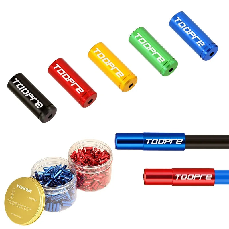 Bicycle Cable Cap Aluminum Alloy 4mm 5mm Mtb Mountain Road Bike Shift Brake Cable Ends Line Cap Wire Tube Plugs
