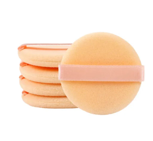 Professional Round Shape Portable Soft Cosmetic Puff Washable Makeup Foundation Sponge Beauty Tool