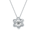 Factory Cheap Price Eternity 1 Ct Moissanite Women'S Ring Solitaire Necklace for Girlfriend