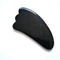 Diy Natural Black Obsidian Natural jade beauty iridescent gua sha board massage stones